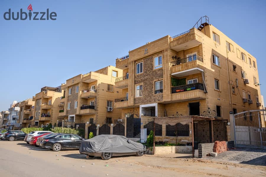 For sale, an apartment of 185 meters behind Mall of Arabia and next to Sodic Compound and Mountain View in front of Entrance 4, Sheikh Zayed. 2