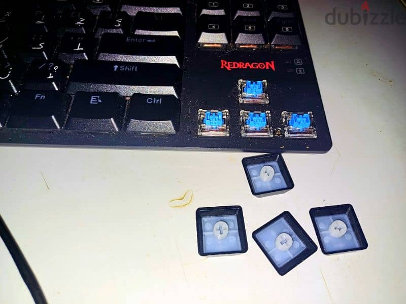 كيبورد Redragon  ميكانيكال للبيع بحاله جديد وبسعر لقطه 5