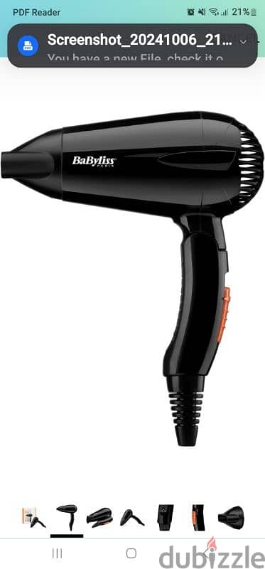 babyliss hair dryer 2