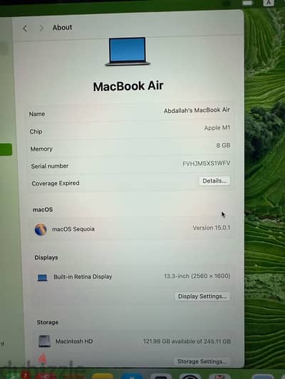 ماك بوك اير إم ١ -MacBook Air M1