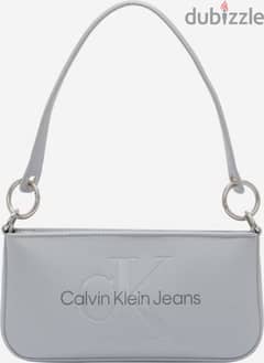 calvin klein shoulder bag in white- used 0