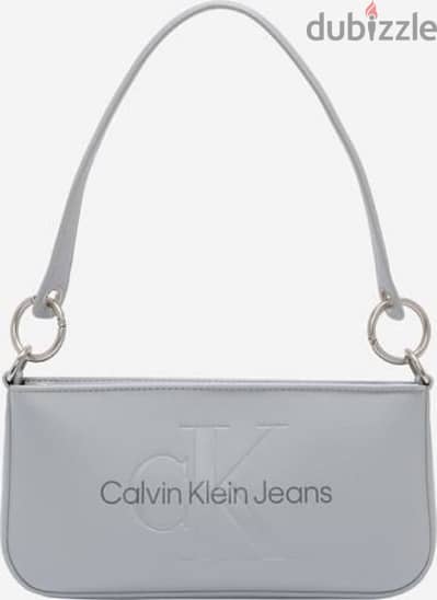 calvin klein shoulder bag in white- used