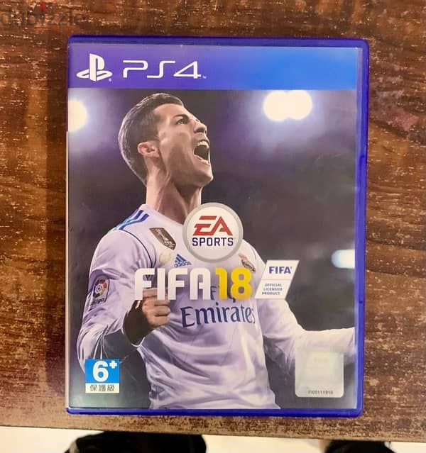 fifa 18 للبيع وارد الامارات 0