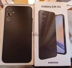 samsung a34 8/256 ضمان محلي 0