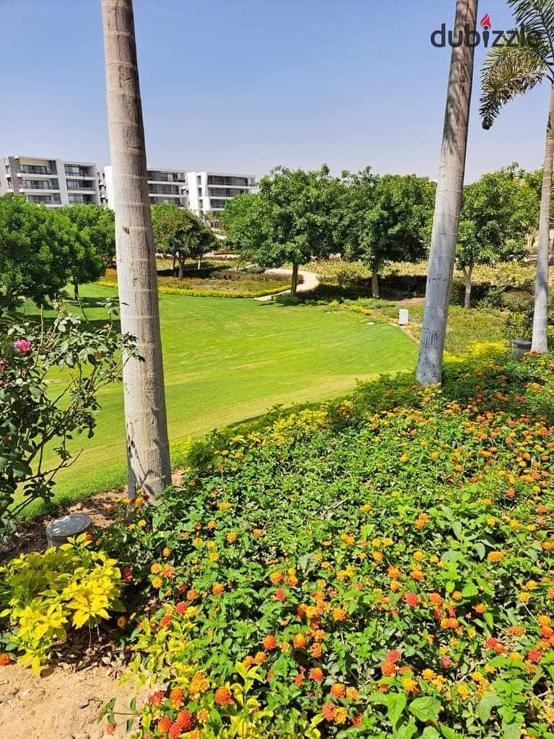 Apartment in Garden in Taj City Compound with a discount of up to 42%, an area of 166 meters + a private garden 99 meters 2