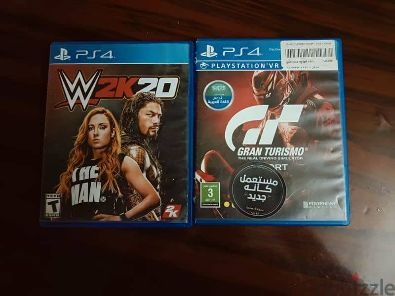 Gran Turismo sport &wwe2k20 0