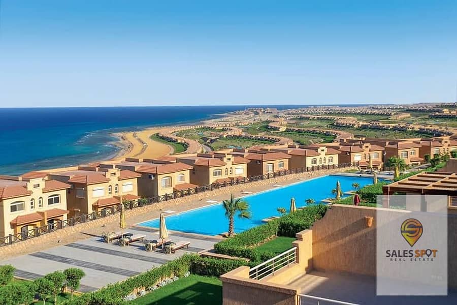 بمقدم 5% فقط امتلك شاليه ع البحر ف العين السخنة قرية Telal تلال - sea view 5