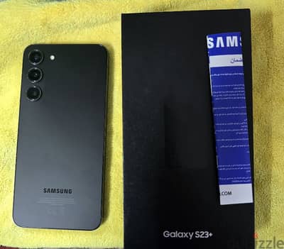 s23 plus 256GB  كسر زيرو ضمان محلى بخطين