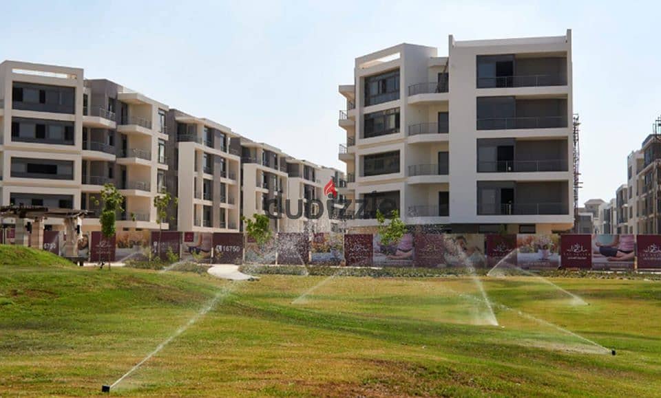 4 bedroom duplex for sale with a distinctive view of the golf course in Taj City Compound 4