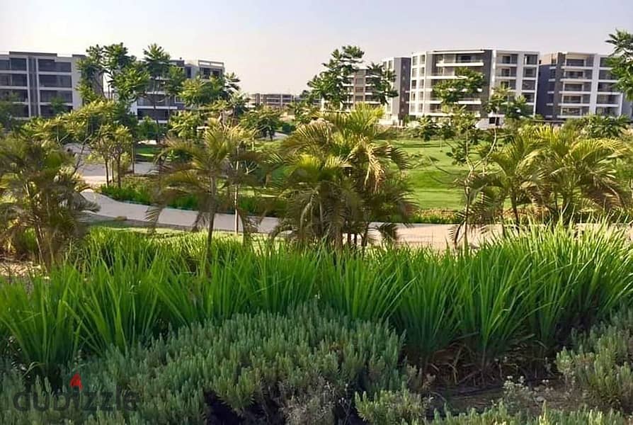 4 bedroom duplex for sale with a distinctive view of the golf course in Taj City Compound 7