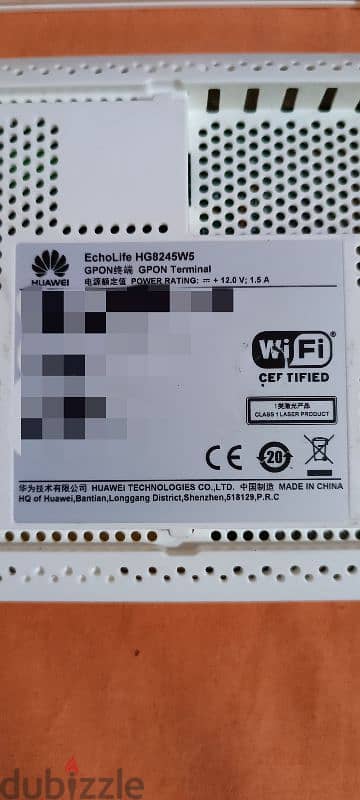 Huawei HG8245W5   ٢ راوتر ) فايبر وارد الخليج) 1