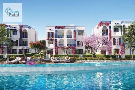 With a down payment of only 684 thousand, own a super deluxe finished chalet with air conditioners in Aroma Ain Sokhna