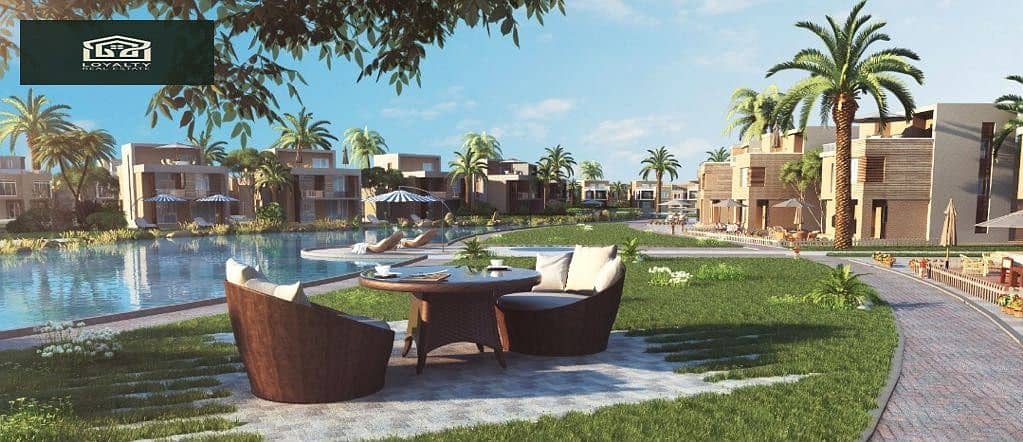 villa Standalone villa for sale in Sarai, New Cairo, with the largest area and the lowest price. 5