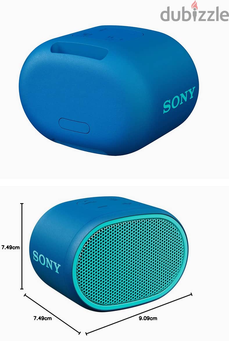 مكبر صوت سوني أكسترا باس بورتيبل بلوتوث - SRS-XB01 - أزرق 0