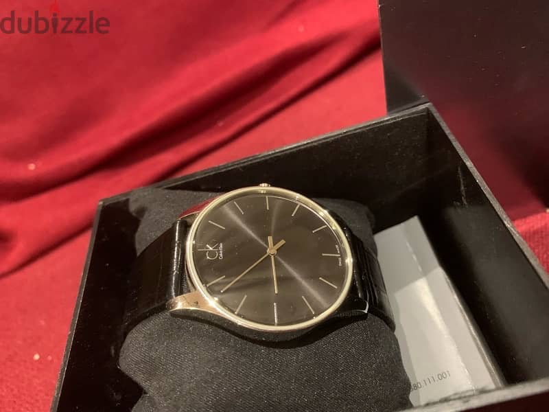 Men's Black Calvin Klein Classic watch - ساعة كيلفن كلاين اصلية 2