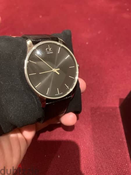 Men's Black Calvin Klein Classic watch - ساعة كيلفن كلاين اصلية 4