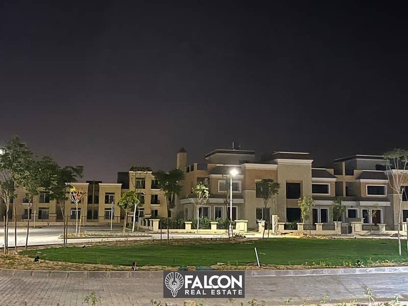 With a 42% discount for cash, own a townhouse with an internal elevator in Sarai Compound, New Cairo 7