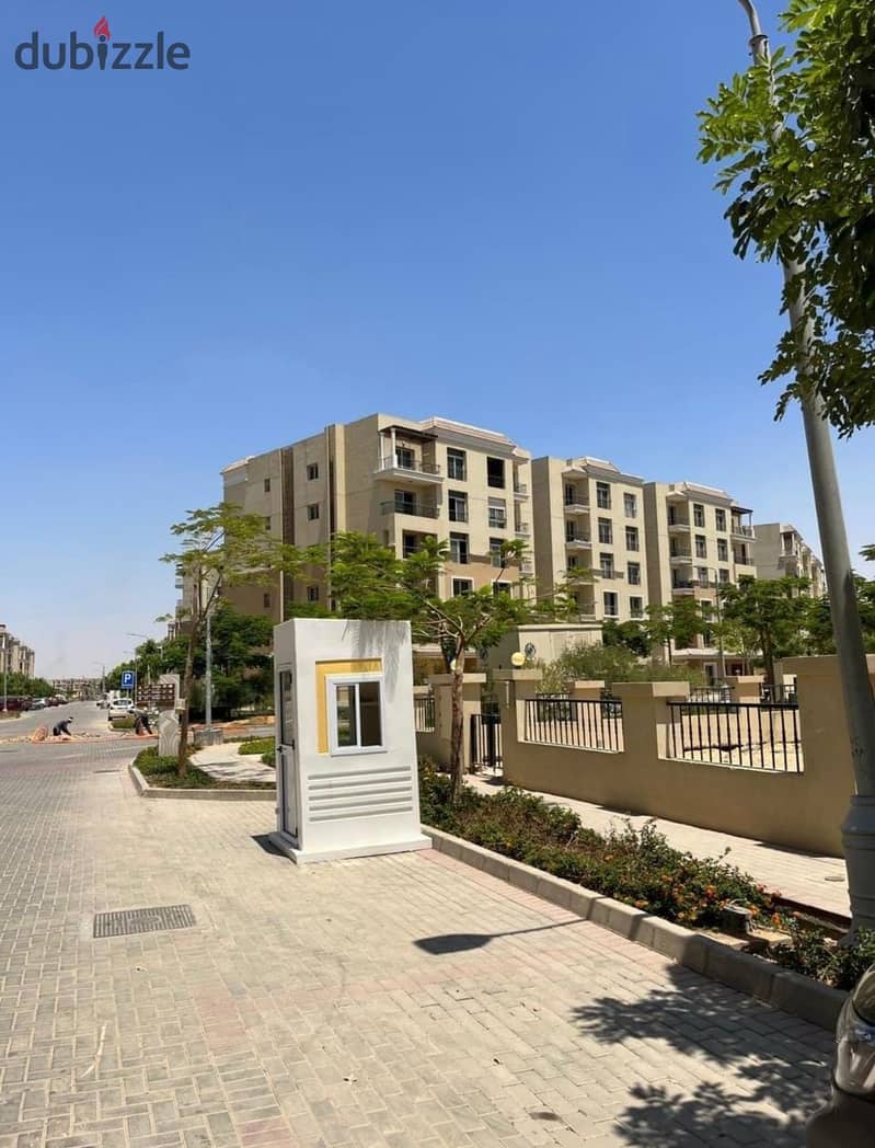 For sale studio 69m Double view With private garden 106m in Sarai in installments 9