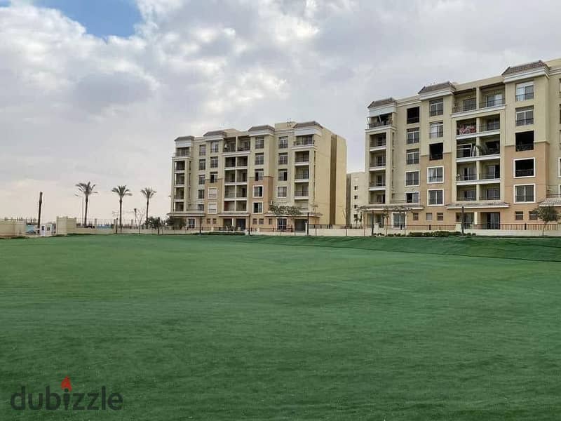 For sale studio 69m Double view With private garden 106m in Sarai in installments 10