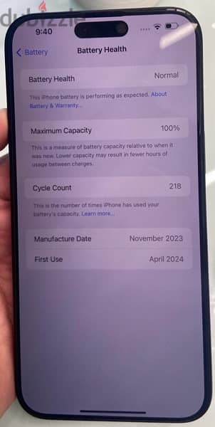 iPhone 15 pro max 256gb like new 3