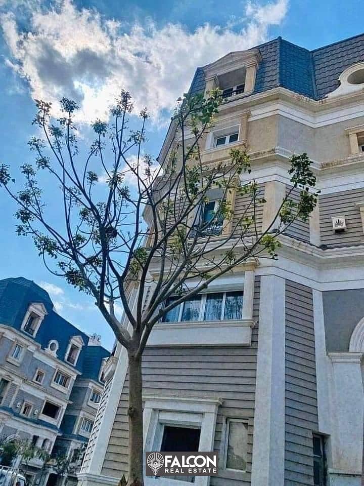 For sale, an apartment in a garden with a down payment of 445 thousand + convenient installments in the most distinguished location in October from Mo 10