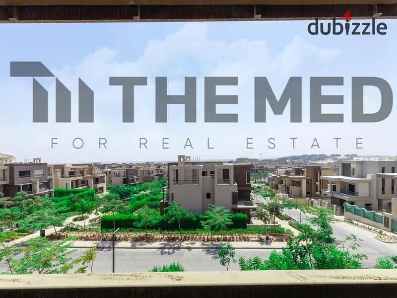 Townhouse for sale at the lowest price in the market, in New Giza, Westridge phase, ready to move, semi-finished, next to Palm Hills, Golf Extension 6