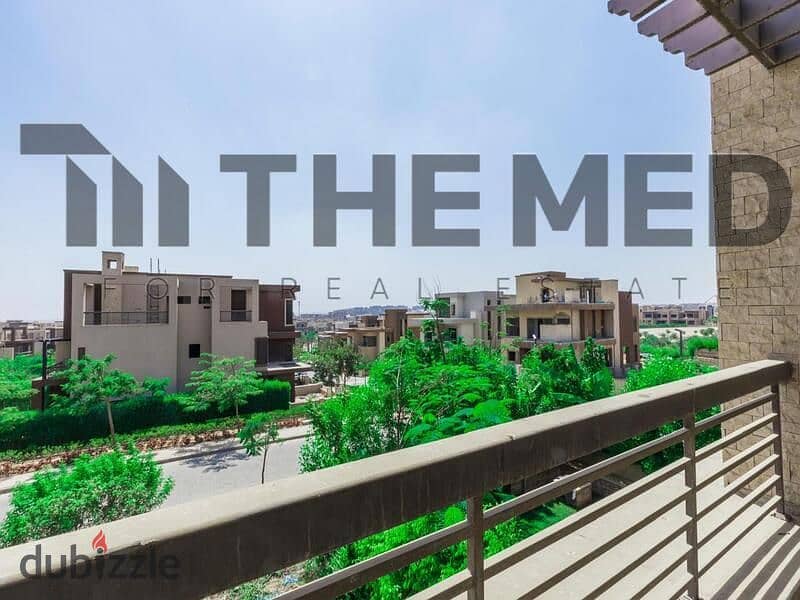 Townhouse for sale at the lowest price in the market, in New Giza, Westridge phase, ready to move, semi-finished, next to Palm Hills, Golf Extension 7