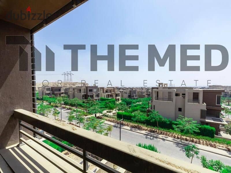 Townhouse for sale at the lowest price in the market, in New Giza, Westridge phase, ready to move, semi-finished, next to Palm Hills, Golf Extension 9