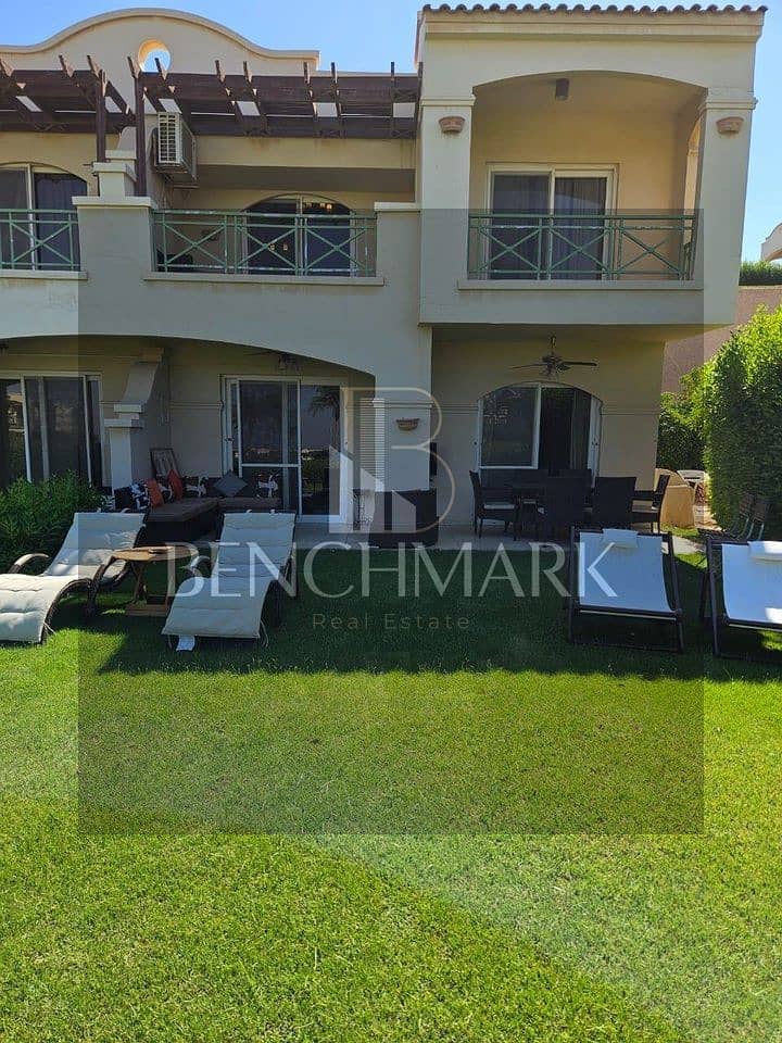 Chalet 140 m for sale delivery now in La Vista 6 Village Ain Sokhna full sea view, cash or installments, wall within wall with porto, next to Topaz 7