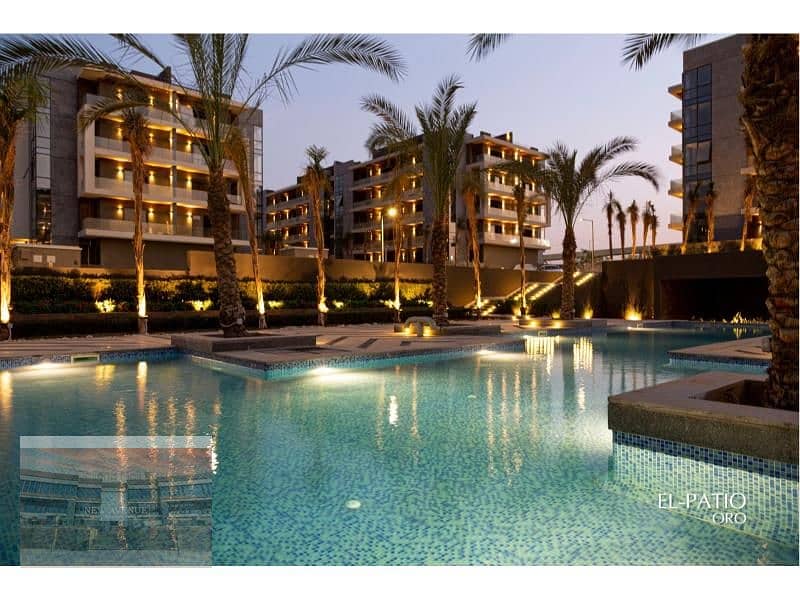 Apartment 164 meter Prime location view landscape and pool in Ptio Oro New Cairo . 3