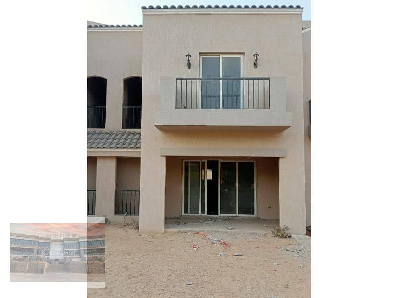 Delivered Townhouse middle Semi finished in Green square Mostkbal City Sabbour . 4