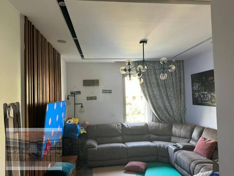 Fully finished Apartment With appliances in Village Gardens Katameya New Cairo, BUA 185m,3 Bedrooms 2