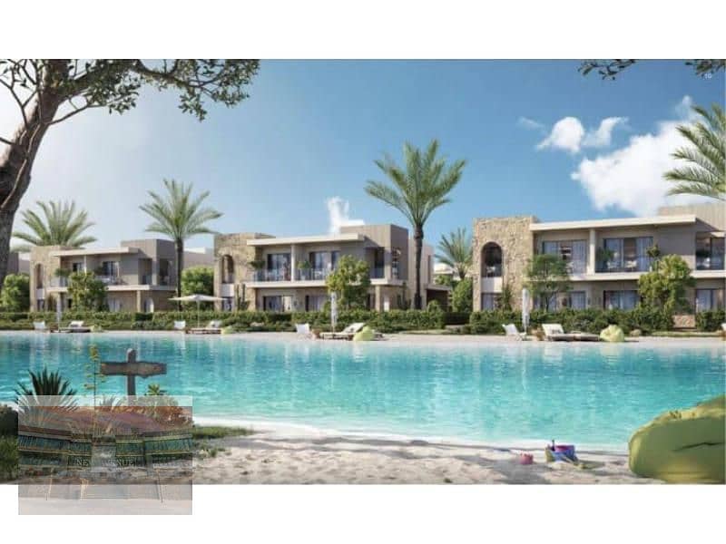 2 beds Chalet in Sabbour Summer with installments, 2 units only in the floor ,2 bathrooms, BUA 95,2nd floor 8