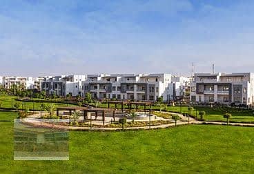 Fully finished Ground Apartment with private garden and downpayment,3 bedrooms in Wesal City El Shorouk