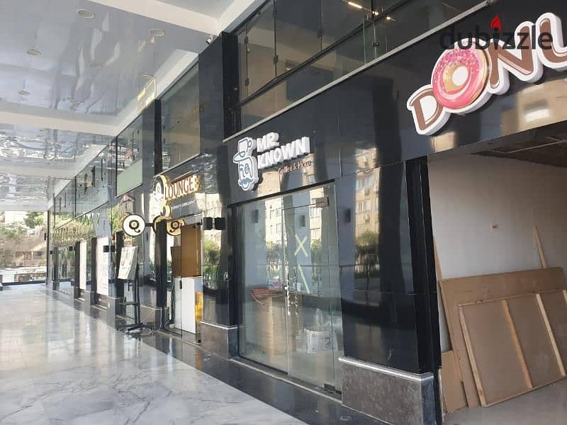 Ground Shop For rent at Degla square Ready to move 5