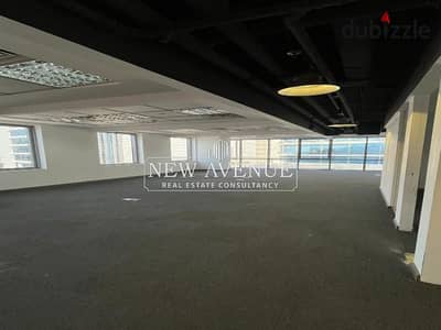 Fully Finished office 500 sqm for rent at New Cairo.