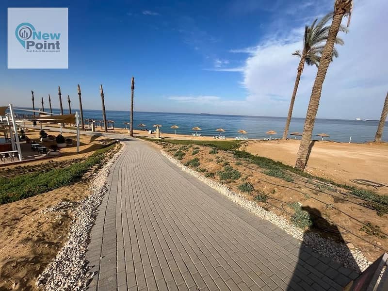 Twin house villa for sale, sea view, fully finished, at the best price in Sokhna | The Grove Sokhna 7