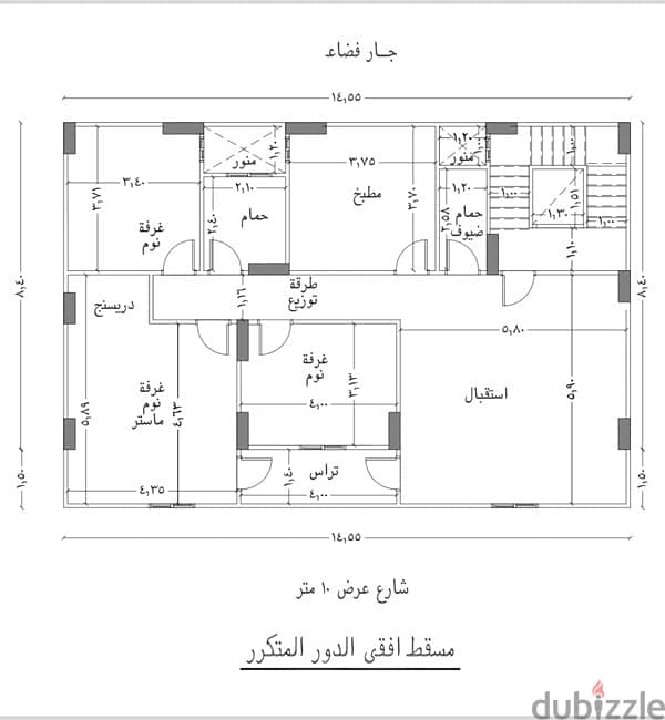 مبنى تجاري اداري للبيع الزعفران على الدائري في المنصورة 4