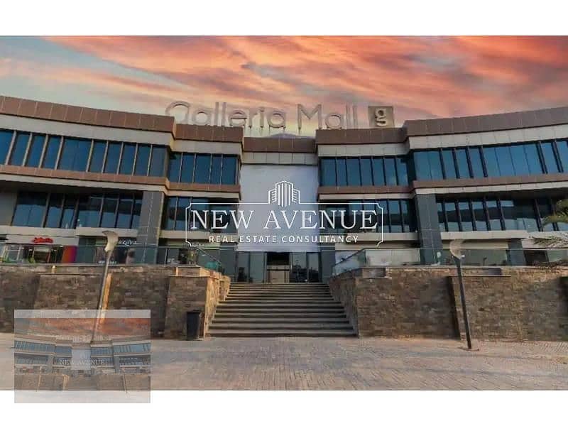 محل على التسعين الجنوبي 60 متر للبيع بجاليريا مول القاهره الجديده  N-W 0182            Galleria Mall New Cairo 1