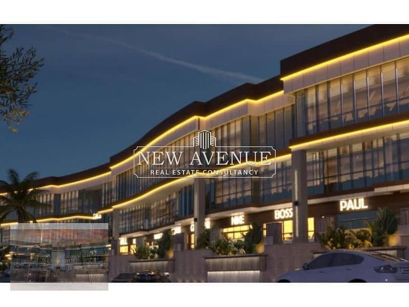 محل على التسعين الجنوبي 60 متر للبيع بجاليريا مول القاهره الجديده  N-W 0182            Galleria Mall New Cairo 3