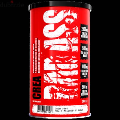 BADASS CREA 300g, 52 Servings, Unflavored