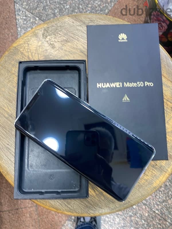 Huawei Mate 50 Pro dual sim 256G Silver Black جديد 3