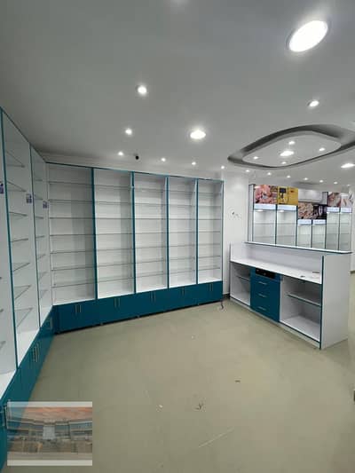 Fully Finished Pharmacy for Rent at Mokattam        AL/S 52