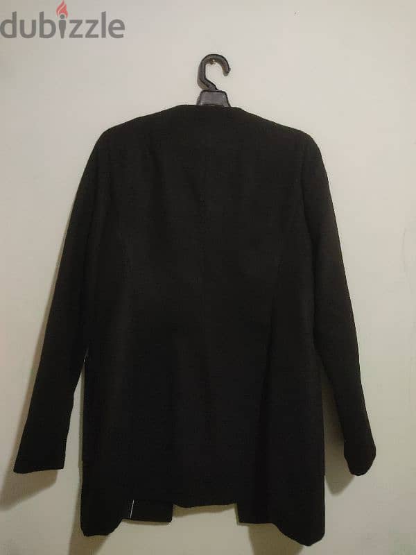 Black Coat with zipper - Rojada 1