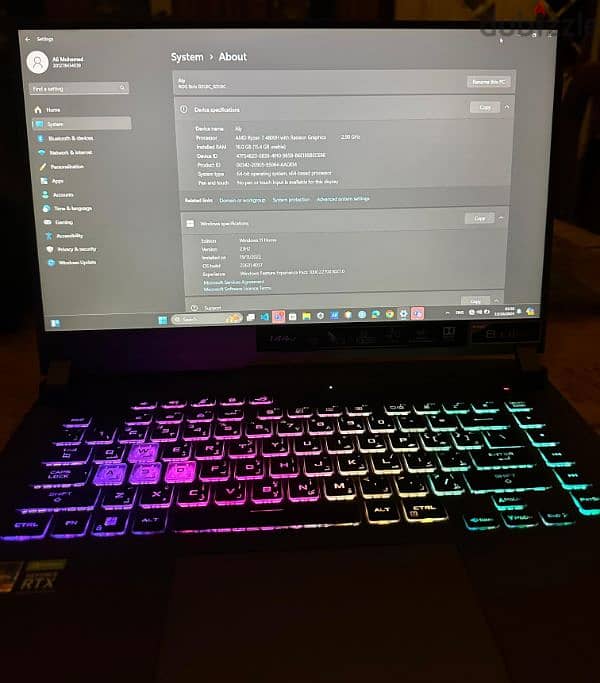 Asus rog strix g15 for sale 0