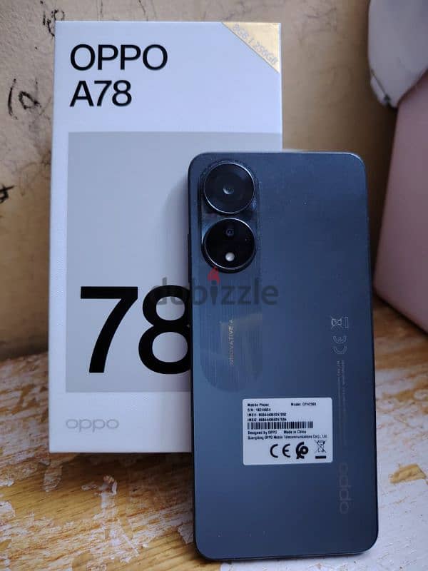 OPPO A78 256جيجا 8 رام 0