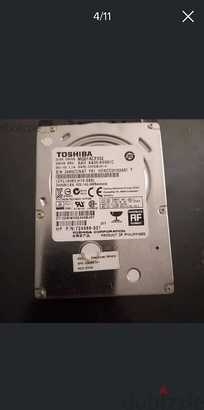 هارد ديسك 1TB& 2TB  واكسسوارات كمبيوتر 3