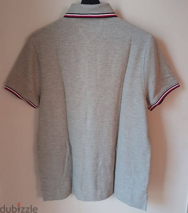 Tommy Hilfiger Men's Polo Shirt Size M Regular Fit - Grey Color 3