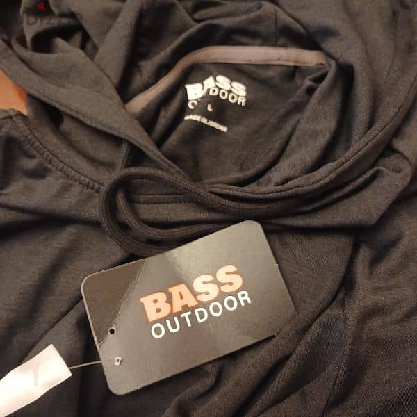 Outdoor Bass Hoodie for Men Size L-XL Polyester NEW 3