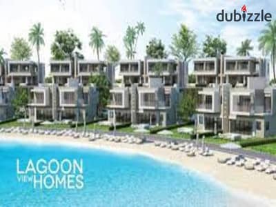 Townhouse for sale at azha north coast | Direct on lagoon | installment | prime location